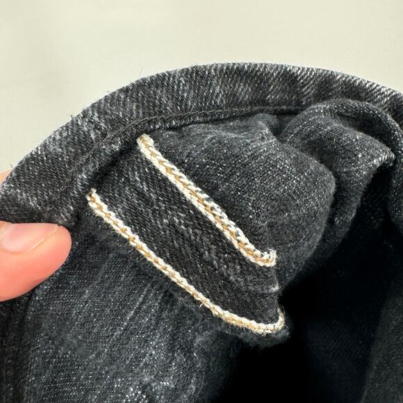 Freenote Avila black 100% cotton Slim fit selvedge denim jeans - Picture 9 of 9